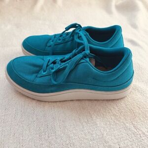 Allbirds Women's Sz 9 Shoes Canvas Pacer Sneaker Thrive Teal Casual Lace Up